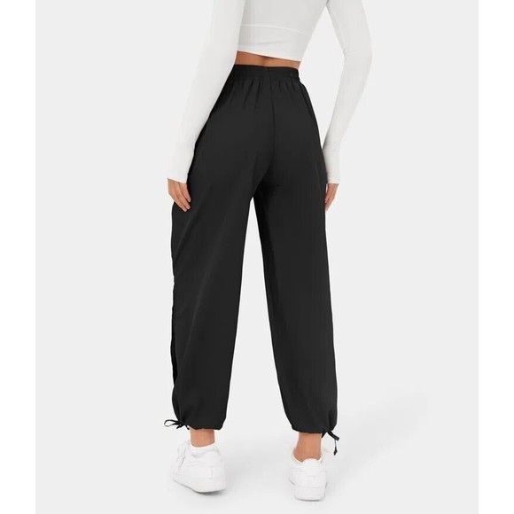 NWT Halara Breezeful Highwaisted Drawstring Split Tie Hem Jogger Pants Size S - Picture 4 of 16